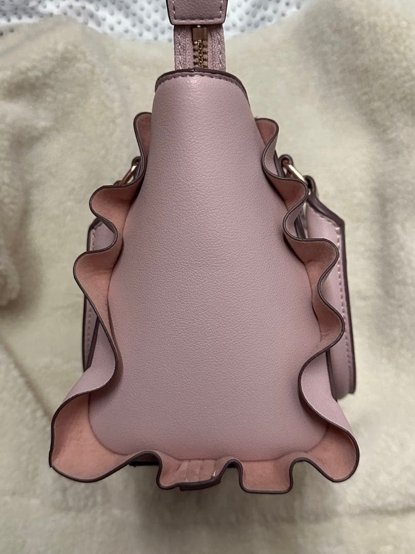 Samantha Vega Ribbon Studs Flatter Mini Shoulder Bag Pink