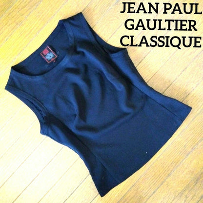 Jean Paul Gaultier CLASSIQUE Women Sleeveless Shirt size40 Rare Vintage Used Goo