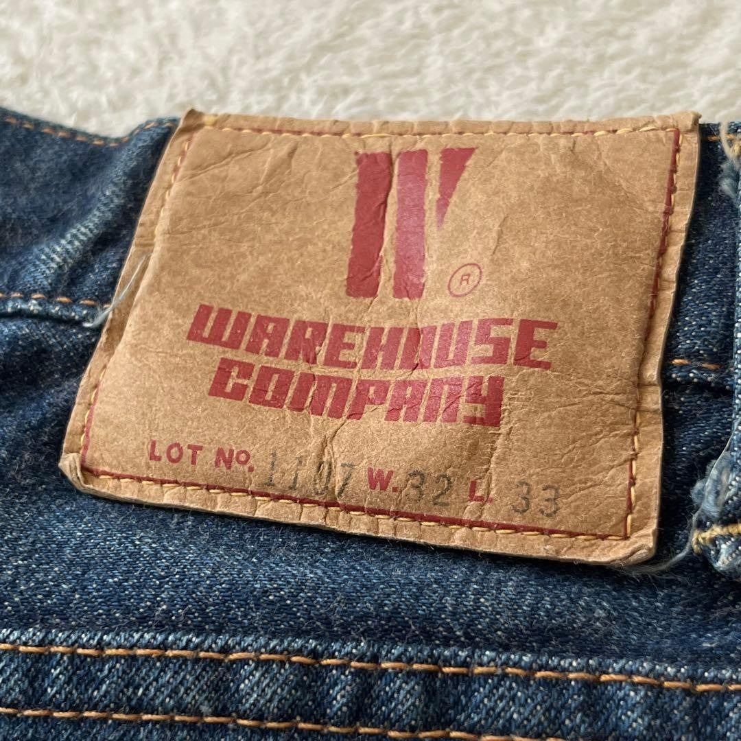 Warehouse 1107 W32 Bootcut Flare Denim Jeans Indigo Made In JAPAN