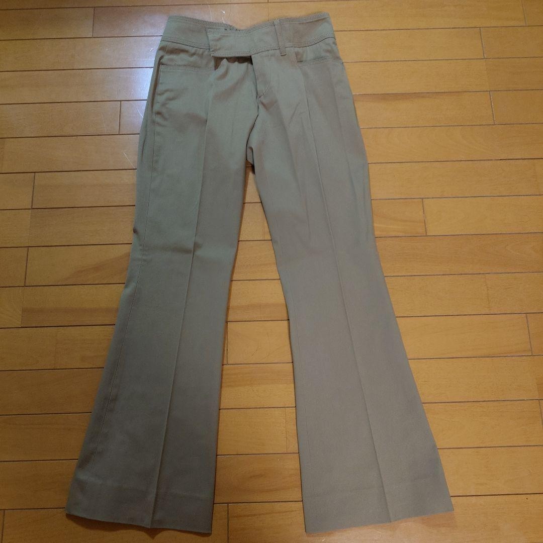 GUCCI beige flare pants F/S from Japan