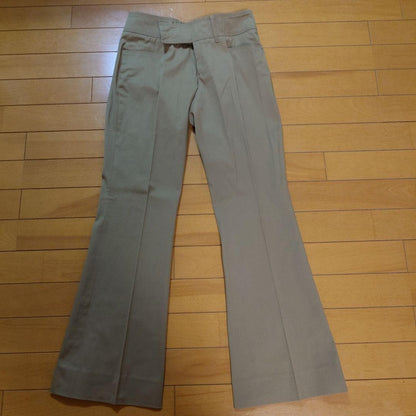 GUCCI beige flare pants F/S from Japan