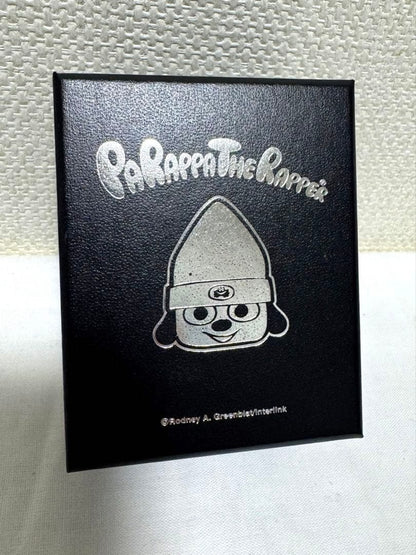 PaRappa the Rapper Alloy Case Silicon Band Mineral Glass Watch Rare