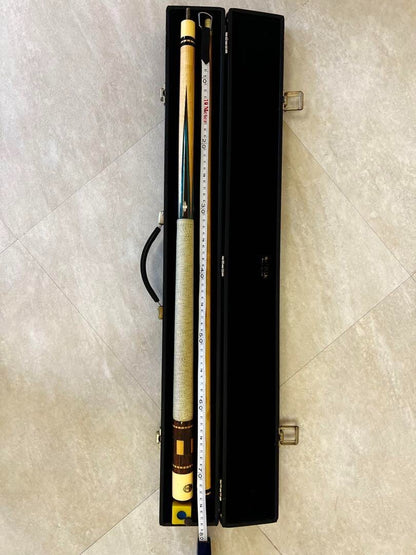 Billiard Cue Stick With Paul Huebler Vintage Case