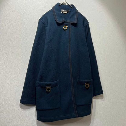 Salvatore Ferragamo Gancini fleece design jacket
