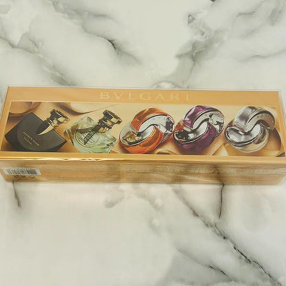 BVLGARI THE WOMEN’S GIFT COLLECTION EDP , EDT 5 miniature set 5ml unused