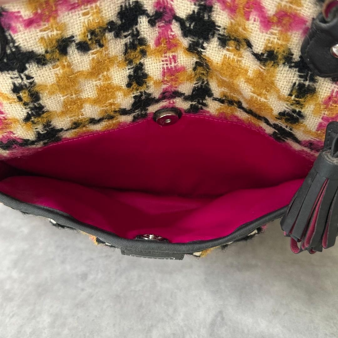 Coach Tote Bag All-over Print Canvas Leather Multicolor Women's Ships