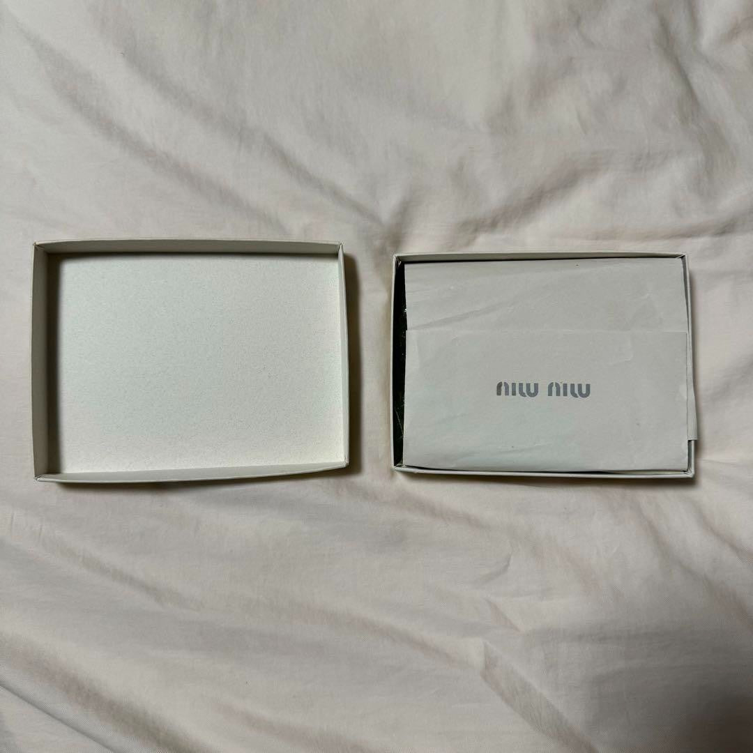 Miu Miu 90S Metallic Leather Wallet Luxury Limited Edition Designer Rare Model V