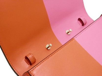 kate spade Long wallet (with coin pocket) Chain Wallet Bicolor Leather