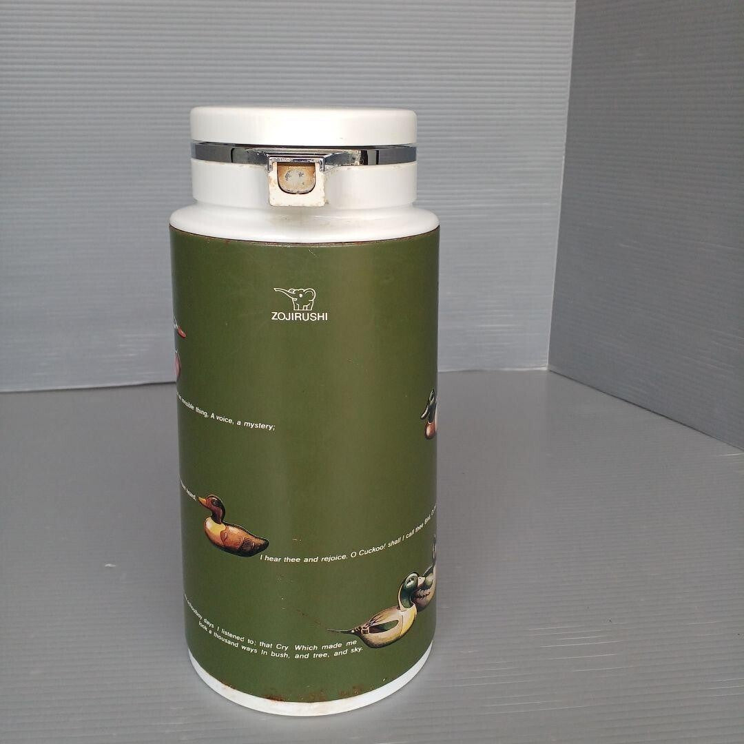Hobin Zojirushi Green Mallard Illustration