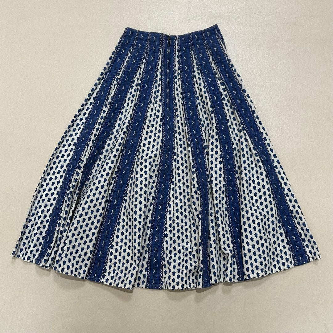Souleiado Provence Skirt 80s France Vintage Waist30cm Length74cm Rare Floral