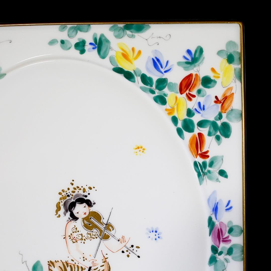 Meissen Arabian Nights Thousand and One Nights Ceramic Plaque