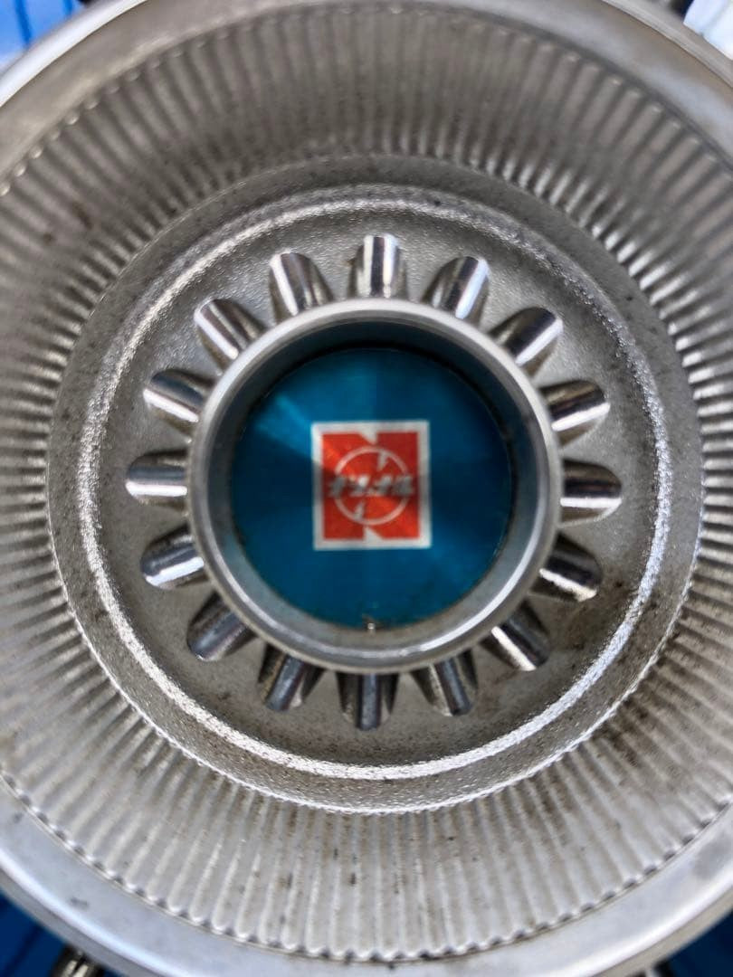 Showa Retro National Blue Three-Blade Stand Fan F-35V1G