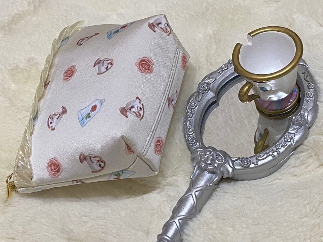 Disney Beauty and the Beast Pouch Set Bag Small Accessories Character Gift