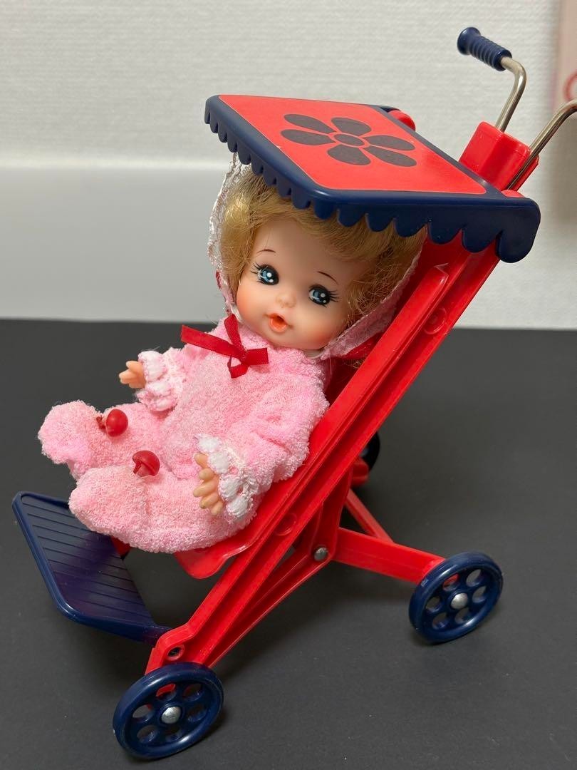 Shiba Manufacturing Co., Ltd. Easy-Care Buggy-chan Baby Doll Showa Retro