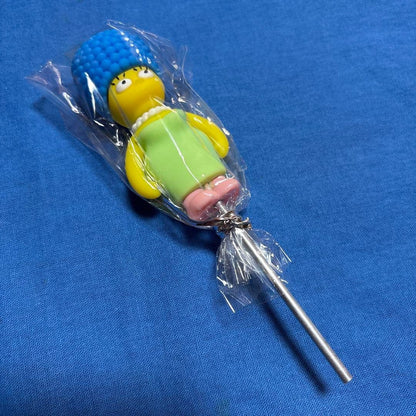 Rare Vintage The Simpsons 3-Piece Garden Pick Set: Marge/Bart/Lisa
