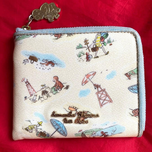 Samantha Thavasa Petit Choice Curious George Wallet Limited Edition Cute Gift