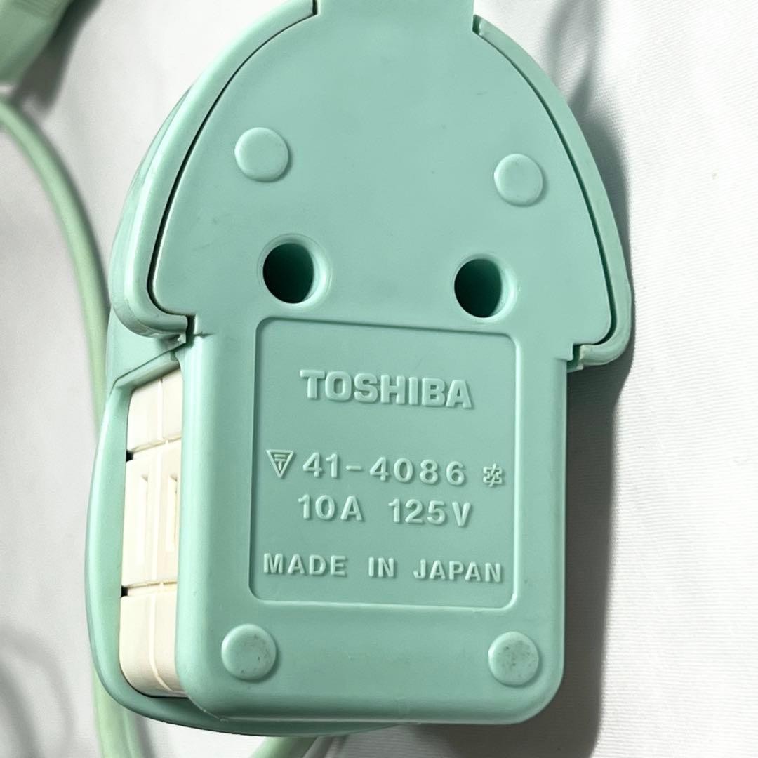 TOSHIBA Extension Cord, Power Strip, Outlet, Showa Retro Style