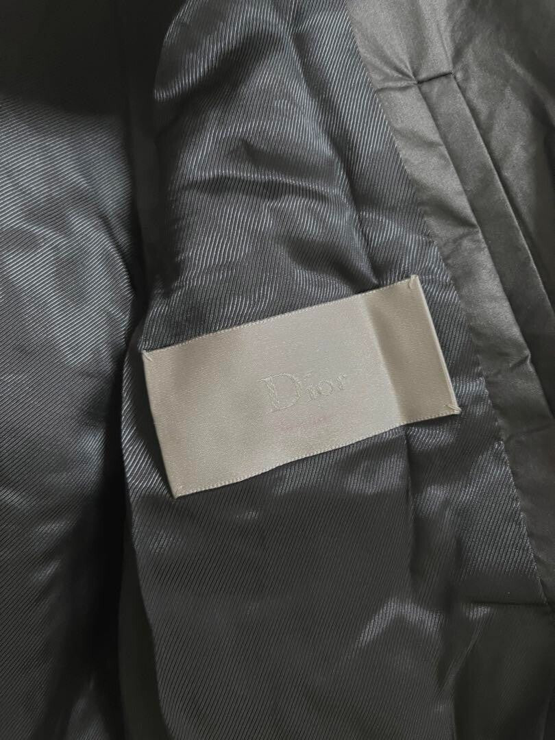 Dior Homme by Hedi Slimane 08SS Cropped bomber jacket blouson nylon men's size44