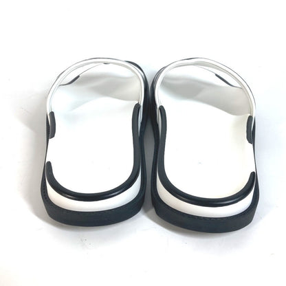 Fendi Roma Joshua Vides women logo slide sandals white black Used