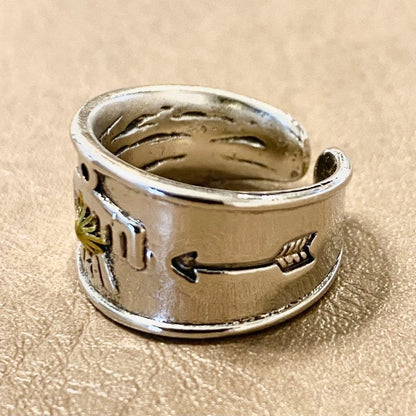 Thunderbird bird Navajo Indian Mexican ring