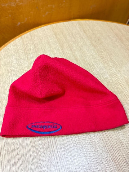 Patagonia Fleece Cap Red Oval Logo Embroidery Men Hat Accessory LTD Original Col