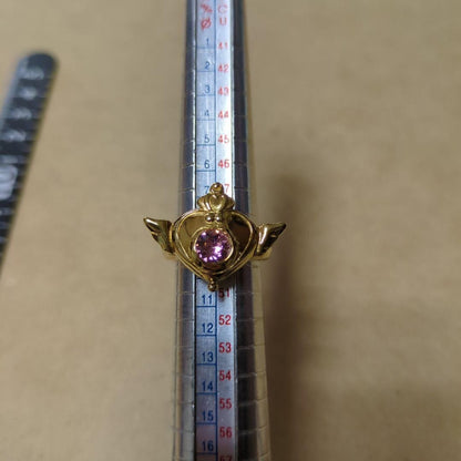 Bandai Sailor Moon 20th Anniversary Gold Ring K18 Plated Approx. Size 9 or 11