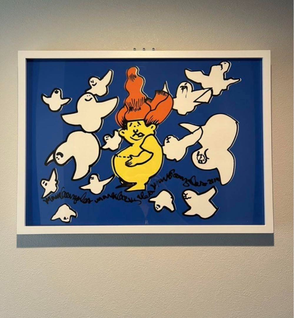 mark gonzales print supreme kaws edition 40 silkscreen