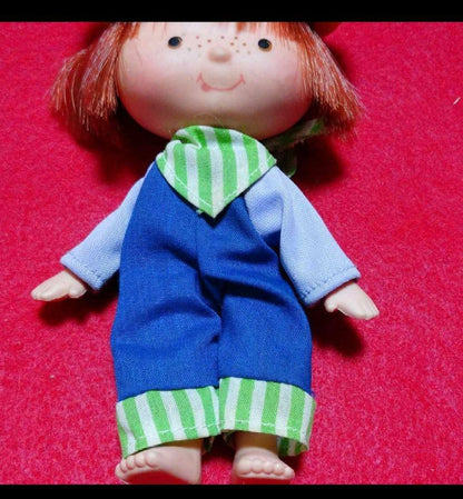 Vintage Retro Sofubi Strawberry Shortcake Doll