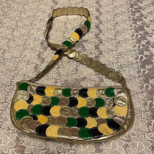 TSUMORI CHISATO Shoulder Bag Gold Dot 10.6 inch