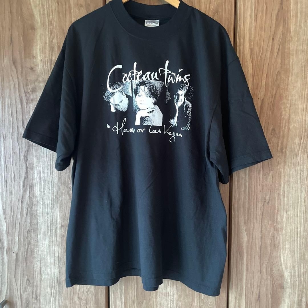 Cocteau Twins T-shirt USA Made Shaka Wear Graphic Black Size XL Vintage