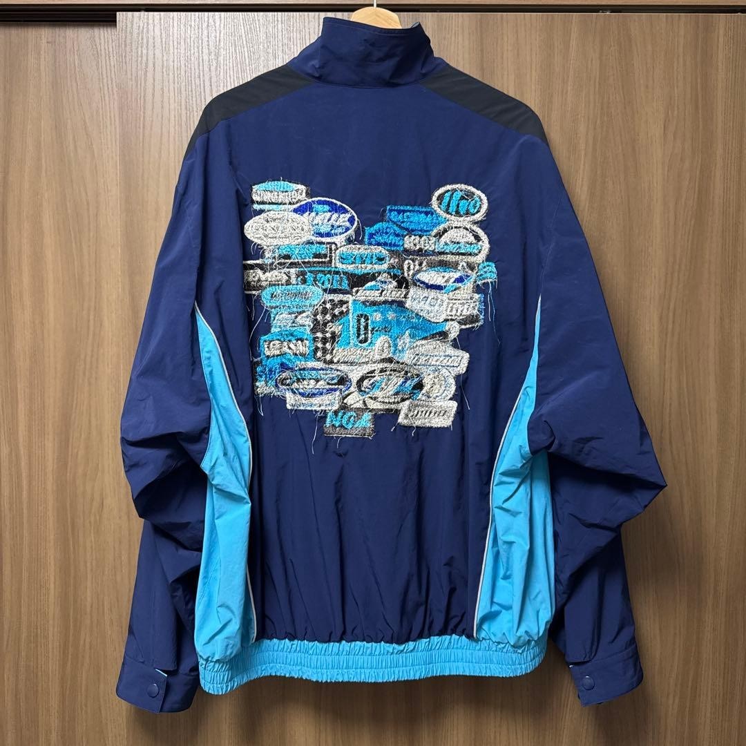 doublet A.I. Patches Embroidery Track Jacket M Blue
