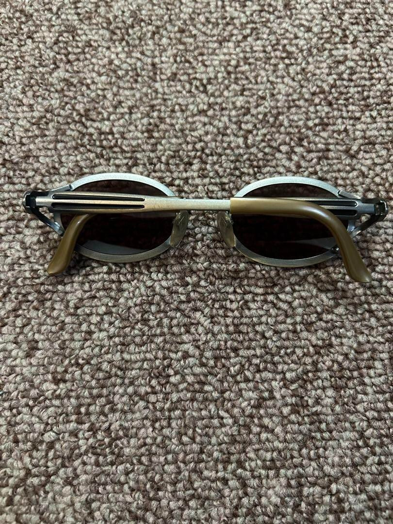 Jean Paul Gaultier Sunglasses 90s made in Japan brown matte gold