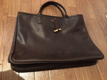 LONGCHAMP Tote Bag Leather BRW