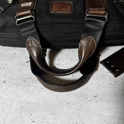 TUMI business bag 2way McNair nylon leather black x brown