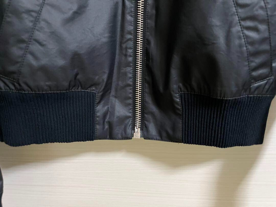Dior Homme by Hedi Slimane 08SS Cropped bomber jacket blouson nylon men's size44
