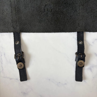 Jean Paul Gaultier Skull Leather Backpack 25cm Black Rare Design
