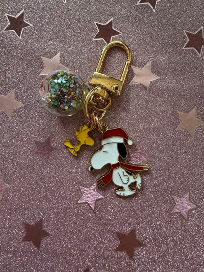 Snoopy Jewelry Set 8pcs Necklace Earrings Ring Size 9 Watch Keychain Rare Gift