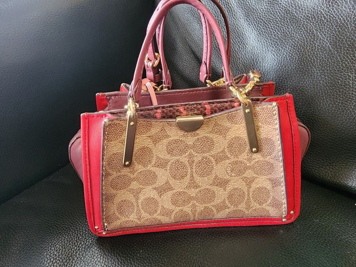 COACH shoulder bag Dreamer 21 bag signature mini Bosto