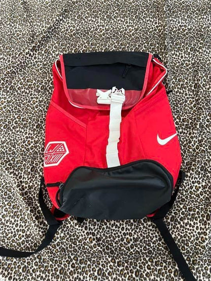Nike LeBron James Backpack 20inch Large Capacity Red/Black