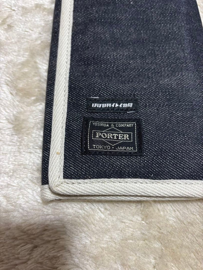 Hobonichi Techo x PORTER Connect Denim Notebook Cover Organizer Rare Model Japan
