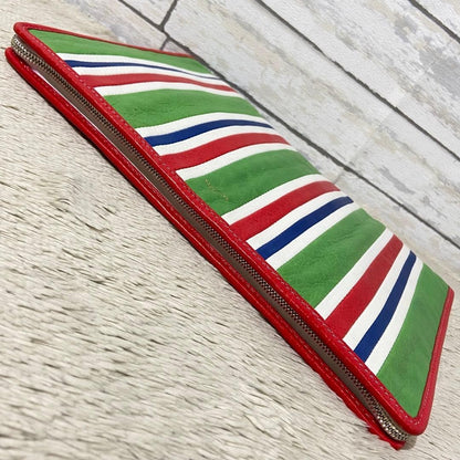 Balenciaga Clutch Bag Bazaar Leather pocket Multi-Color Unisex Fashion Goods