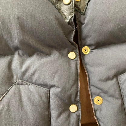 Rocky Mountain Featherbed Down Vest Black Nylon USED from Japan