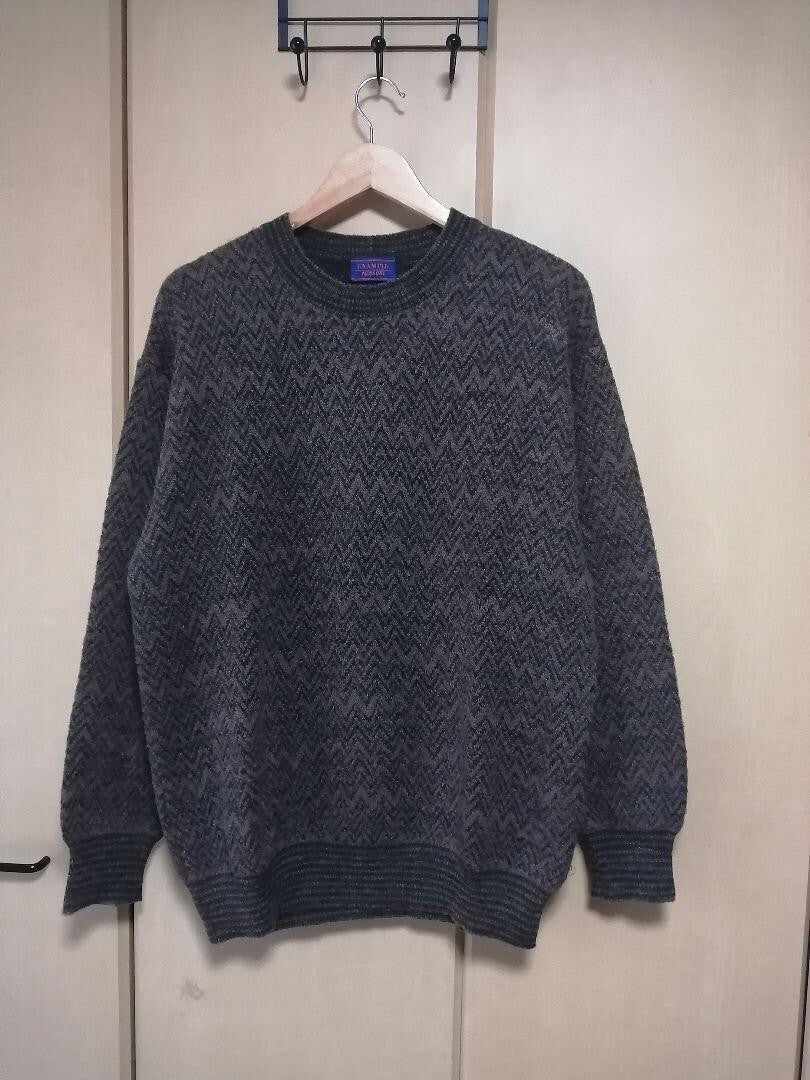 Missoni Mohair Knit Sweater Allover Pattern Vintage Made in Italy