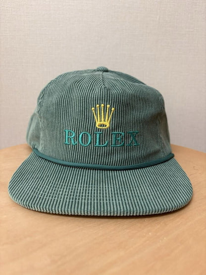 Rolex Green Corduroy hat adjustable Cap