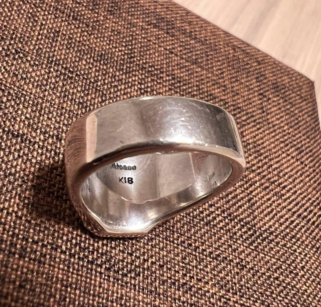 Atease K18 Thunderbird Combination Ring US Size 7 Indian