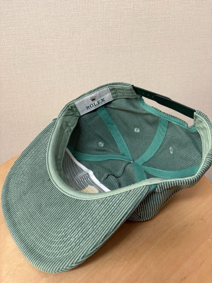 Rolex Green Corduroy hat adjustable Cap