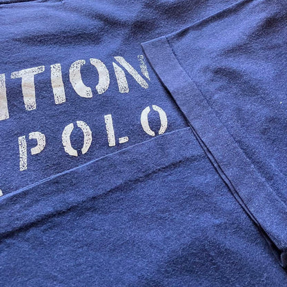 Rare 90 s Made in USA Ralph Lauren Pocket T Shirt Navy XL RRL