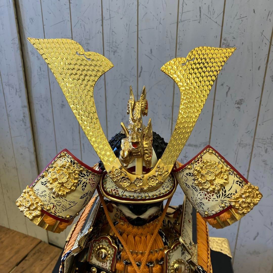 Xiong Mountain Crafted Gold Foil Embossed Jiazi Gold Armor Helmet