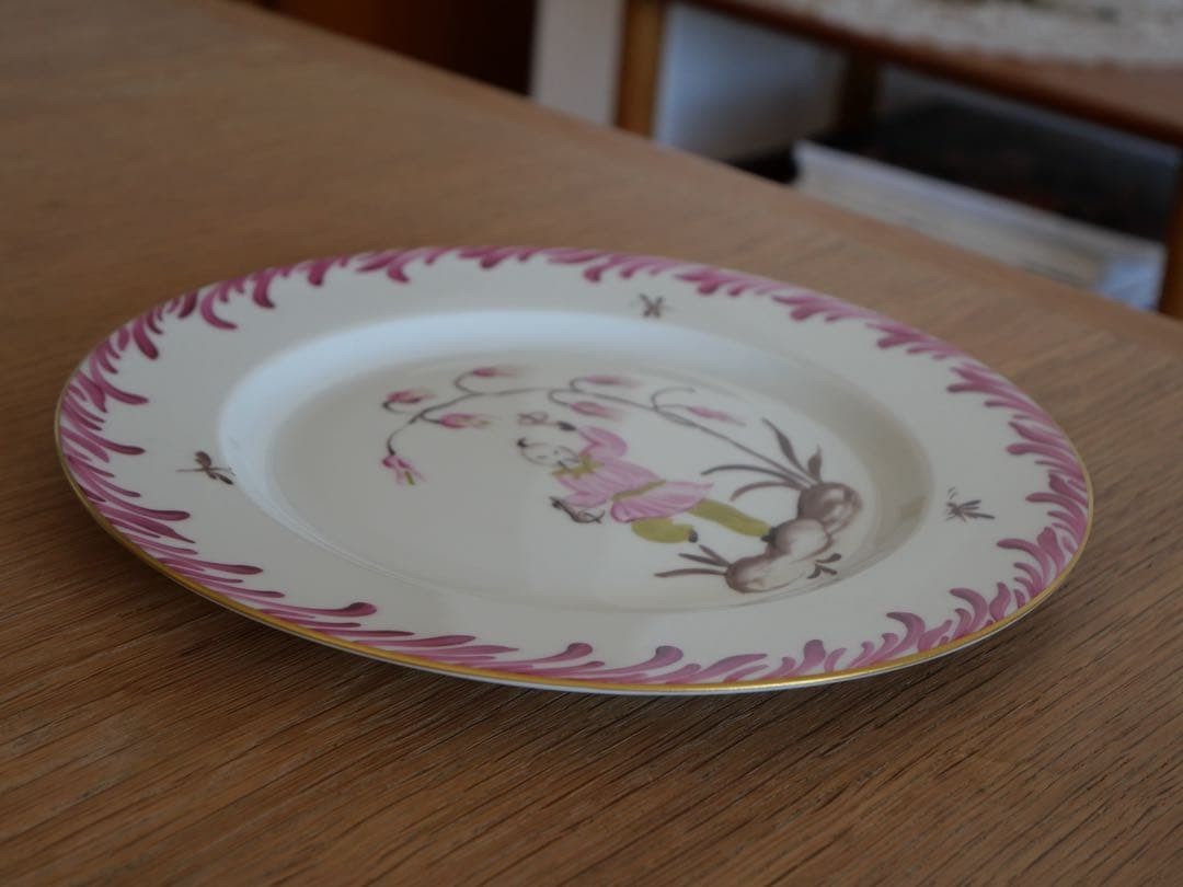 Marie Daage Limoges Indes Galantes Chinoiserie Plate 22cm Handpainted Rare