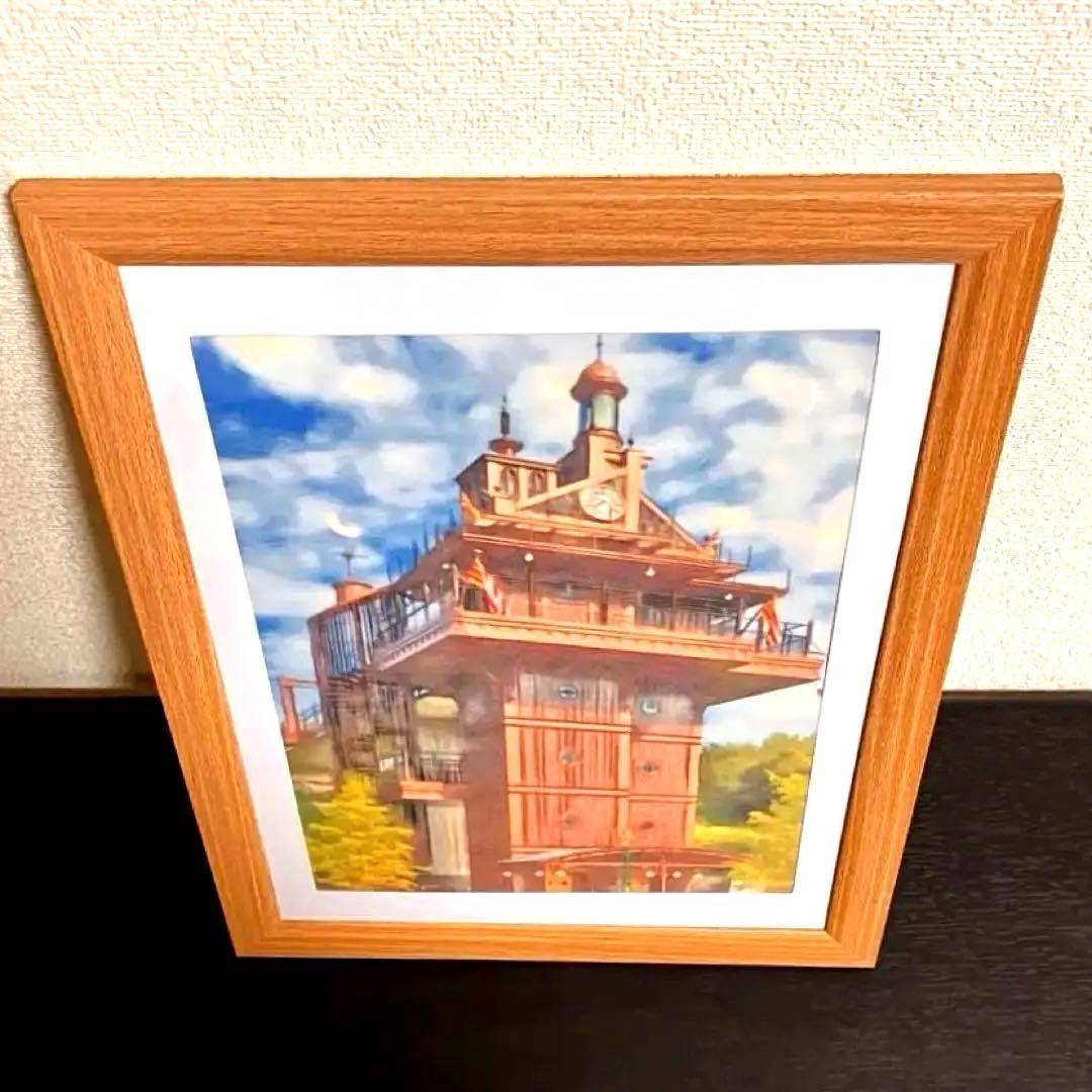 Ghibli Art 51: "Elevator Tower" from Castle in the Sky (framed artwork)